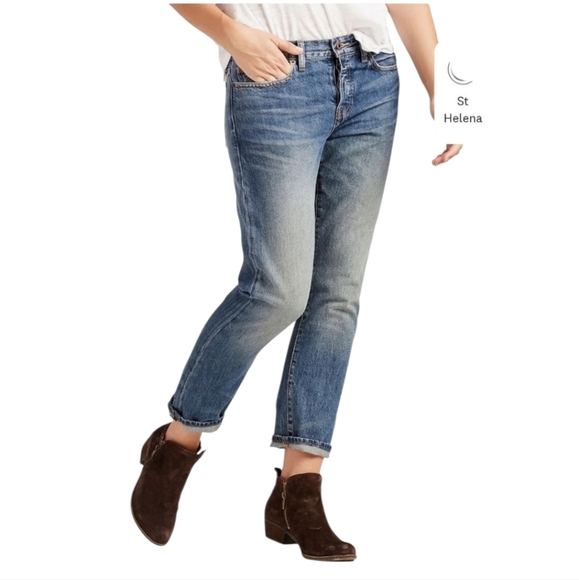 NWT Lucky Womens Dylan Boyfriend Jeans Size 00/24 - Picture 1 of 10